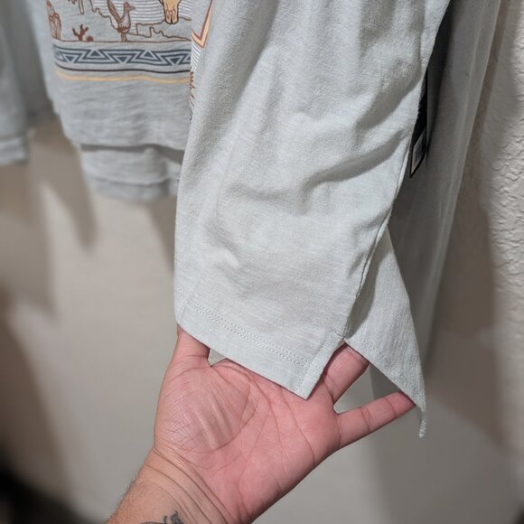 Wrangler Retro Long Live Cowboys Long Sleeve Top - Picture 3 of 8